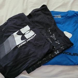 3 Large Under Armour Men's Tshirt
